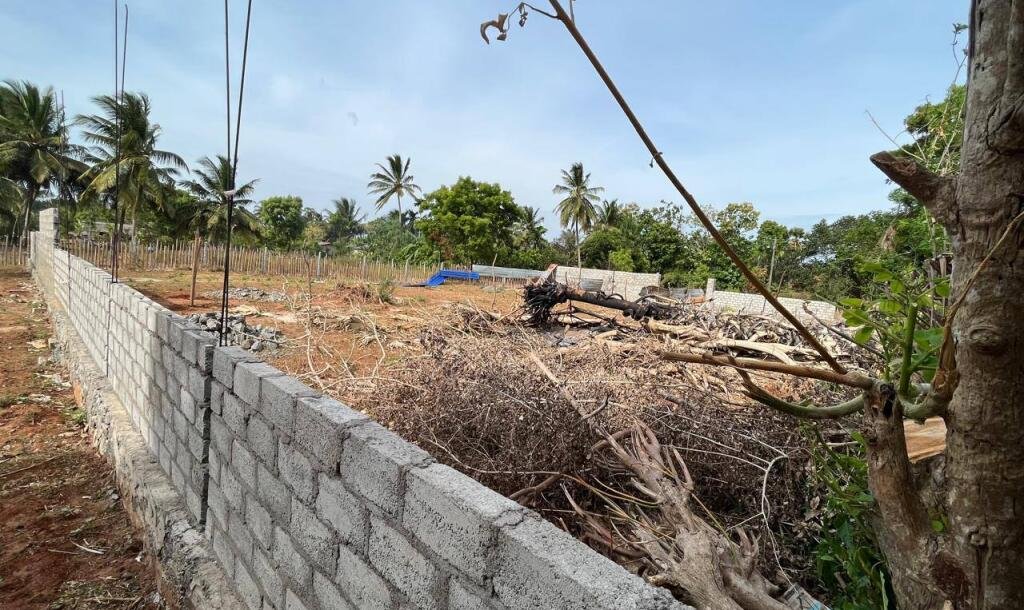 வவுனியா பாரதிபுரம் பகுதியில் 𝟐 பக்கம் மதிலுடன் கூடிய 𝟒 பரப்புக் காணி விற்பனைக்கு உள்ளது-2