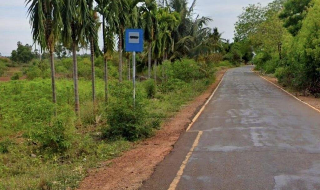 5 area 7 pit land with frontage 80 feet along Rasapada road going to Neerveli-Siruppitti-Nilawari for sale-2