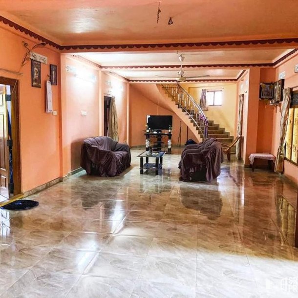 4000squarefeet house 5 rooms downstairs New House with 11 Area plot in Vavuniya Maharambaikulam-4